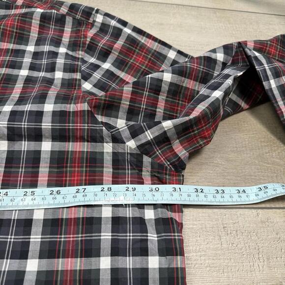 Polo Ralph Lauren 3XLT Red Black Plaid Shirt Long Sleeve Classic Fit Button Down - Picture 6 of 7